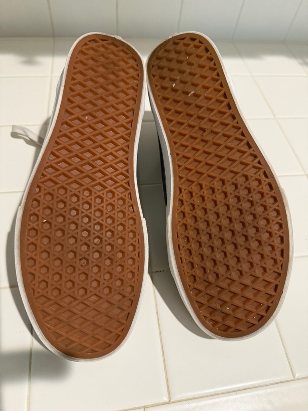 Vans Navy off the Wall Sneakers - Picture 7 of 8